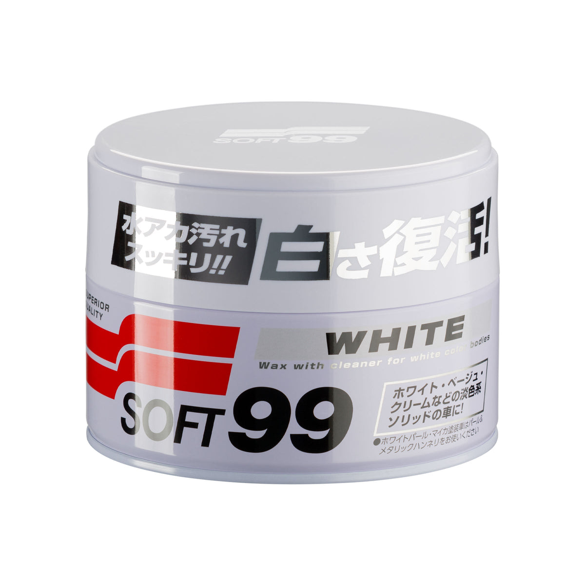 Soft99 White Wax - Vosk pro bílé a světlé laky 300g