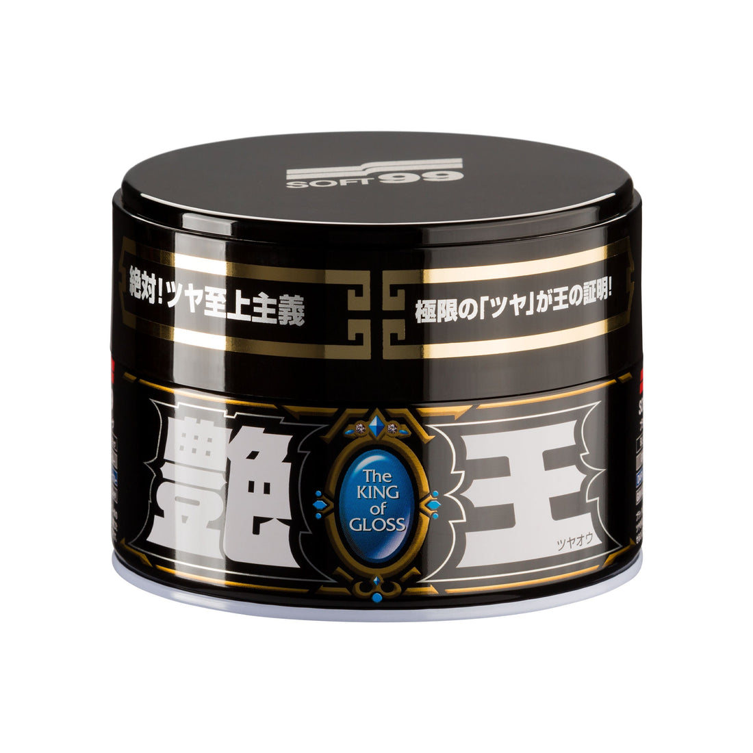 Soft99 The King of Gloss Wax Black & Dark 300 g - vosk pro tmavé laky