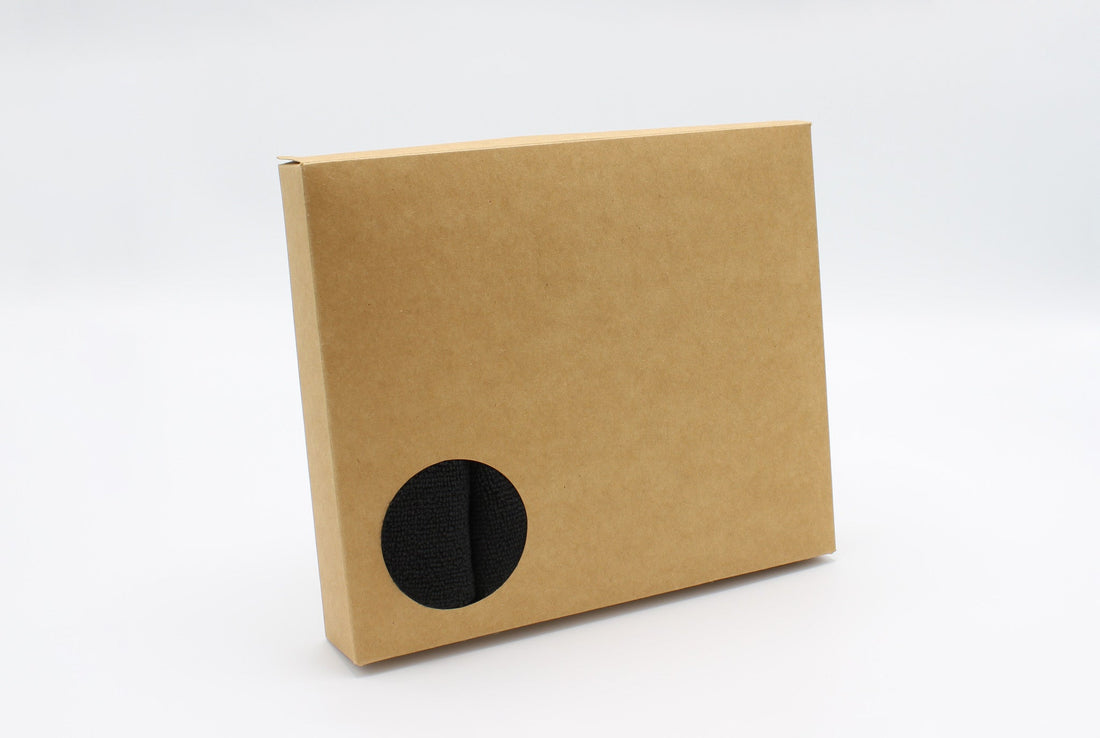 Box 5ks mikrovláknových utěrek černé - 100% recyklovaný materiál _2