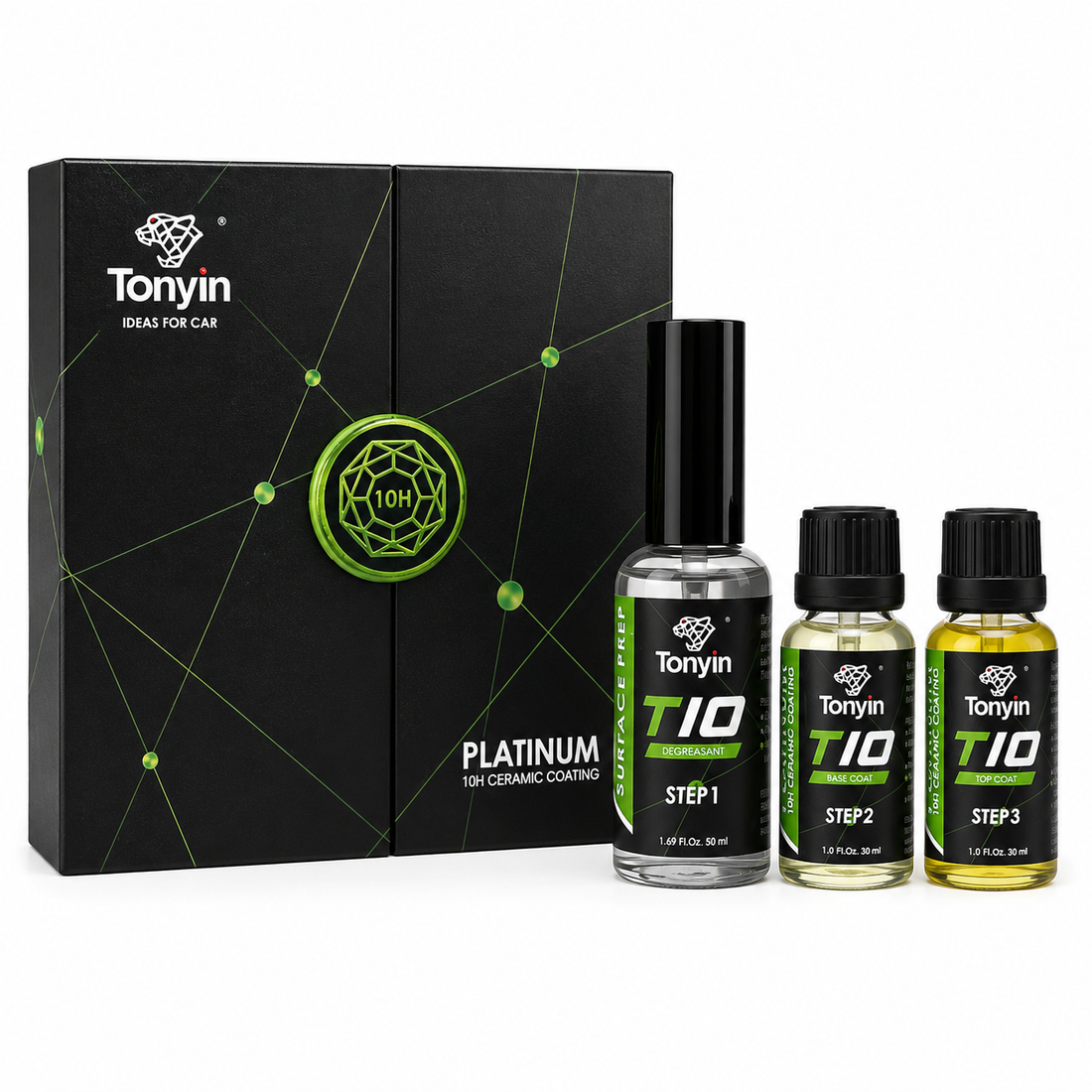 Tonyin Platinum 10H Ceramic Coating - 3 vrstvá nano keramická ochrana