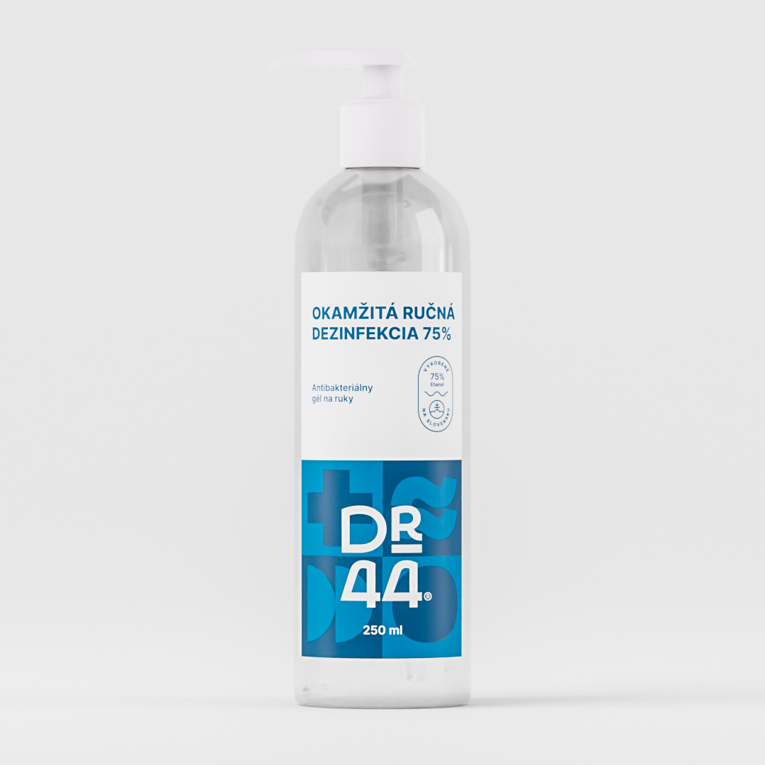 Dezinfekcia na ruky DR.44 75 % s pumpičkou 250ml