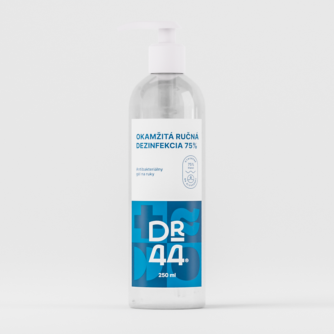 Dezinfekce na ruce DR.44 75% s pumpičkou 250ml