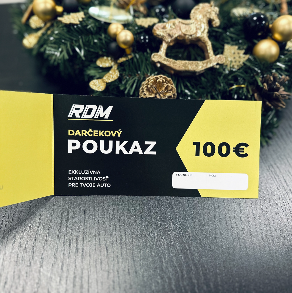 RDM Garáž dárková poukázka