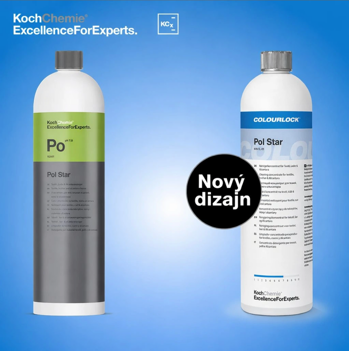 Koch Chemie Pol Star - Čistič kůže, textilií a alcantary 1L (Colourlock)
