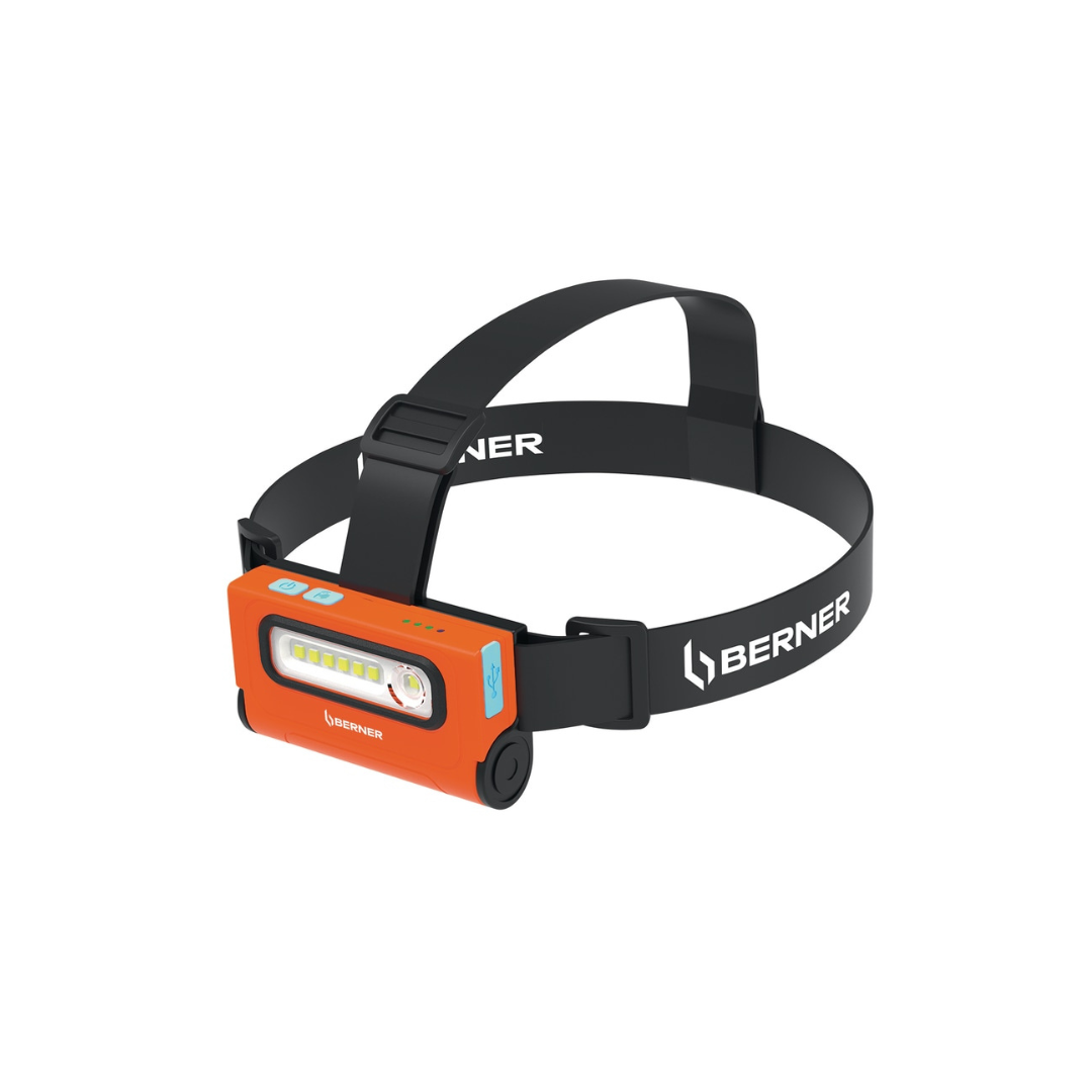 Čelní lampa Berner 2 v 1 Premium – USB-C