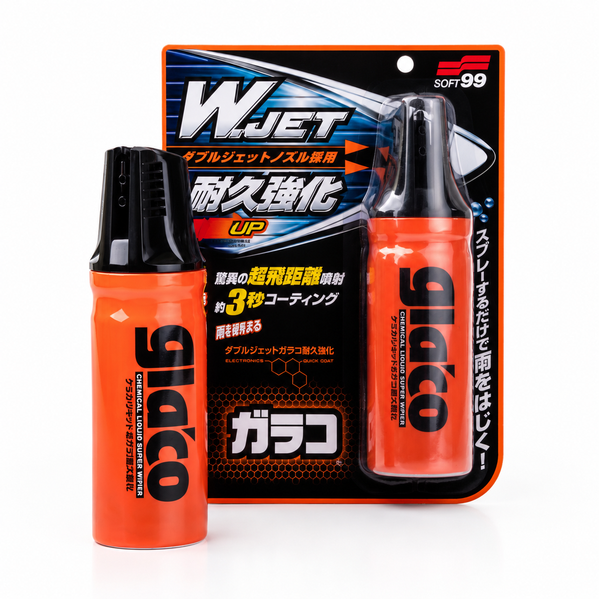 Soft99 Glaco "W" Jet Strong 180 ml - tekuté stěrače