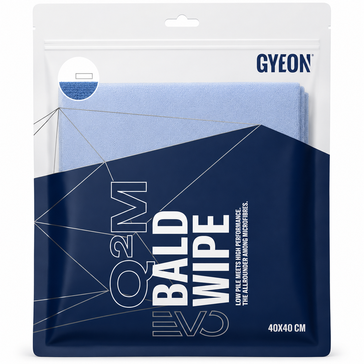 Gyeon Q²M BaldWipe EVO (40 × 40 cm) – univerzální mikrovláknová utěrka