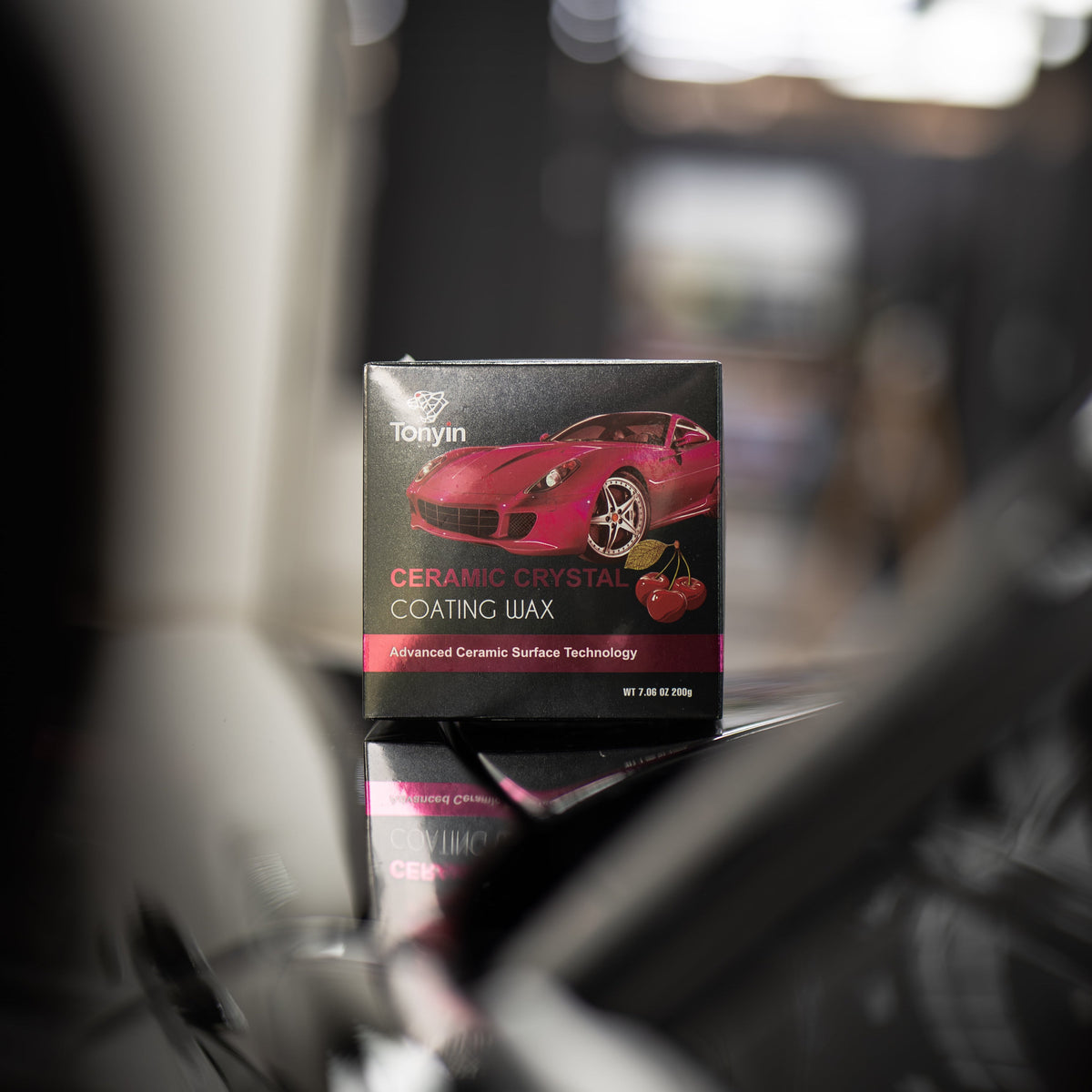 Tonyin Ceramic Crystal Coating Wax Cherry 200g - tuhý syntetický vosk