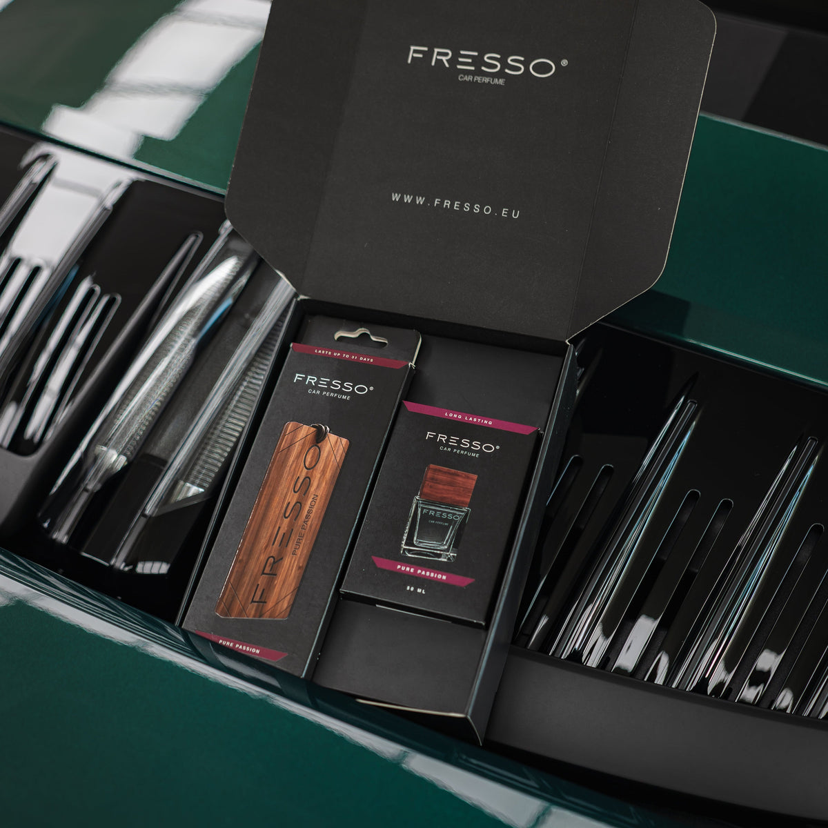 FRESSO Pure Passion Gift Box – Dárková sada vůní do auta