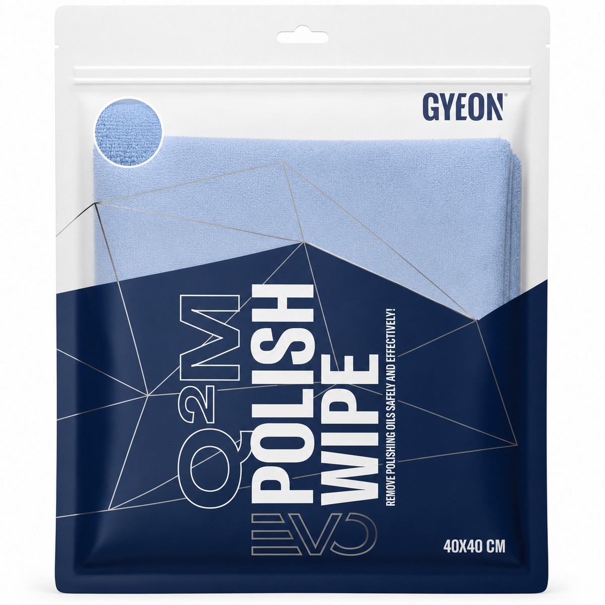 Gyeon Q²M PolishWipe EVO (40 × 40 cm) – mikrovláknová utěrka pro stírání leštících past
