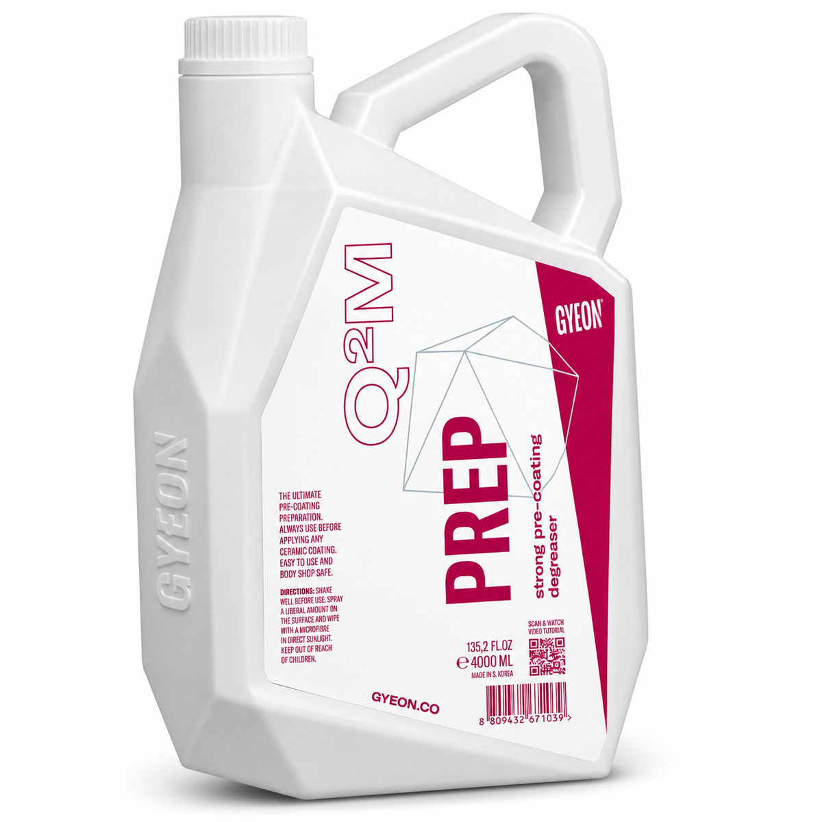 Čistič a odmašťovač Gyeon Q²M PREP 500ml/1L/4L
