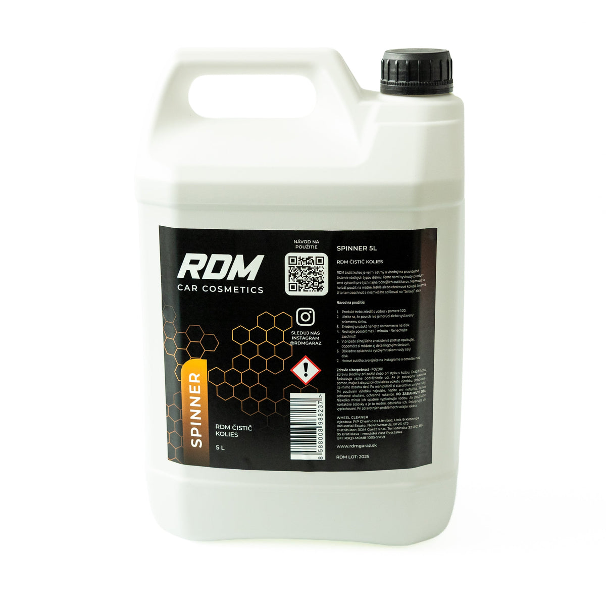 RDM SPINNER - Čistič kol 5L