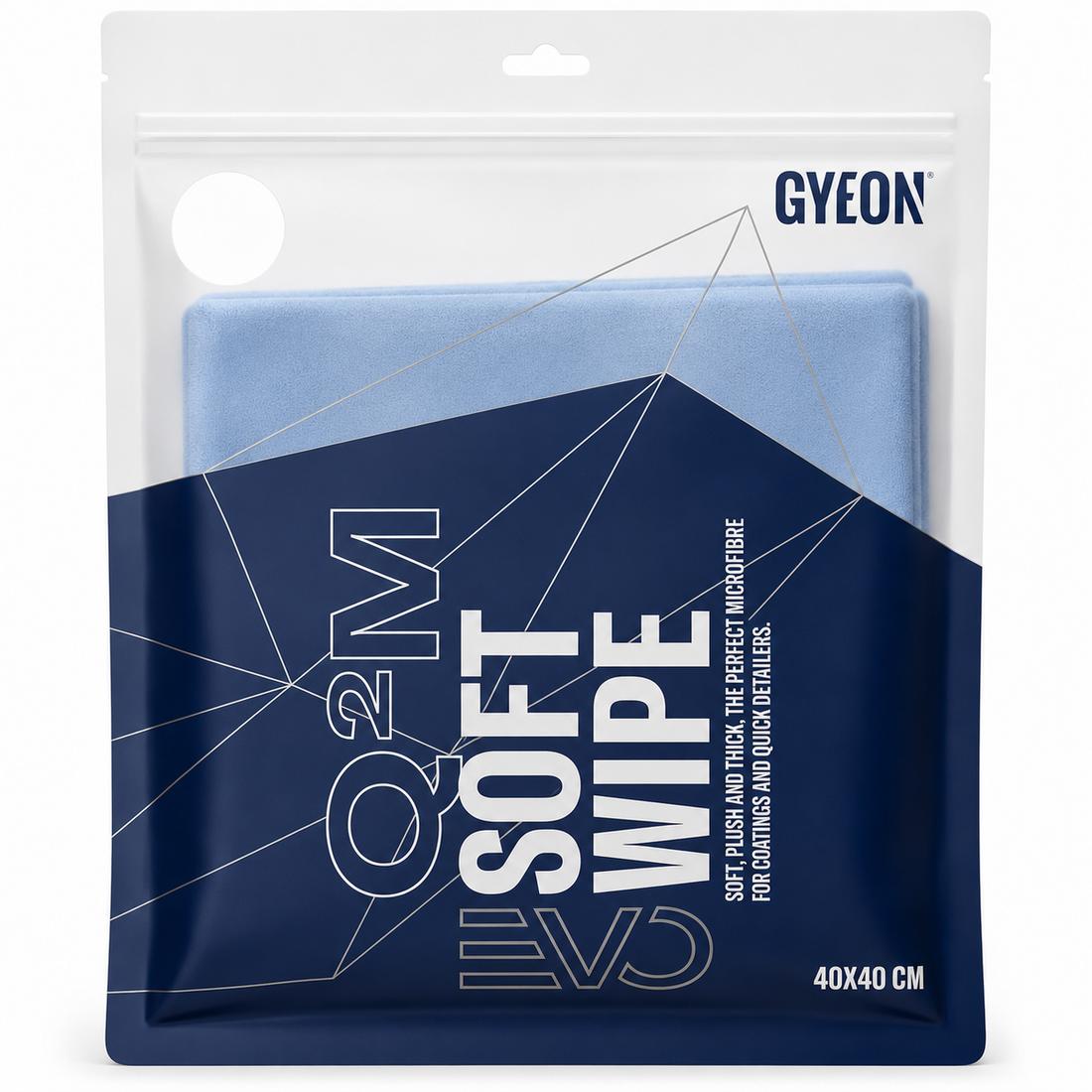 Gyeon Q²M SoftWipe EVO (40 × 40 cm) – extra jemná mikrovláknová utěrka