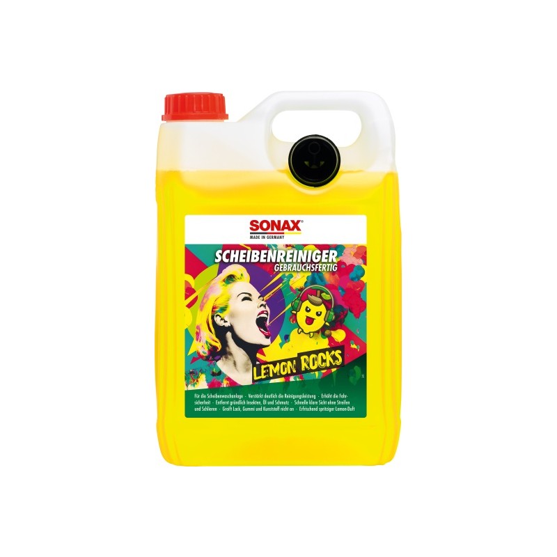 SONAX-Letní směs ostřikovačů Lemon Rocks-5L