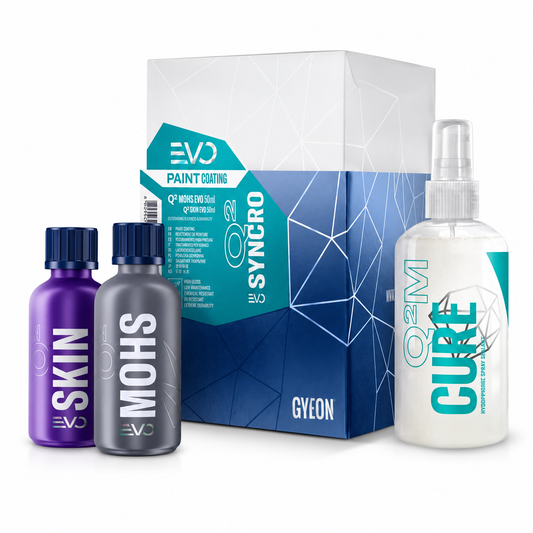 Gyeon Q² Syncro EVO 50 + 50 ml – dvouvrstvá keramická ochrana laku