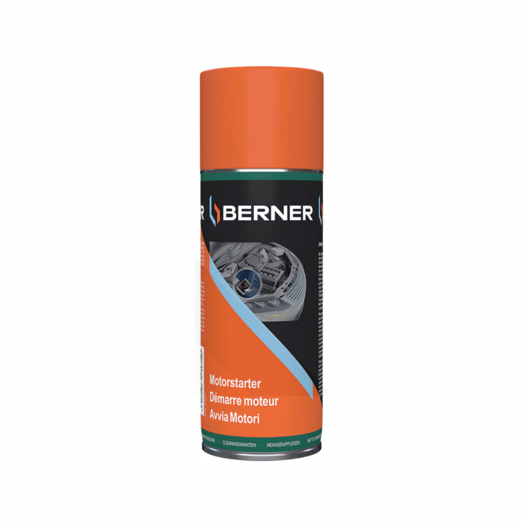 Startovací sprej pro benzinové a dieselové motory – 400 ml Berner